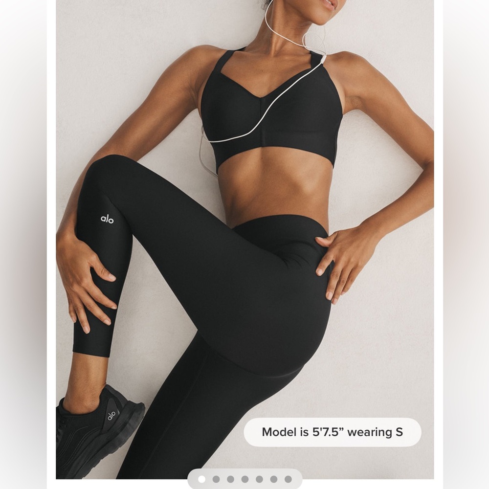 Alo 7/8 High-Waist Airlift Legging - Black